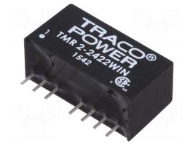 Converter: DC/DC | 2W | Uin: 9÷36V | Uout: 12VDC | Uout2: -12VDC | SIP8