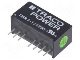 Converter: DC/DC | 3W | Uin: 4.5÷18V | 12VDC | Iout: 250mA | SIP8 | 4.8g