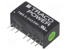 Converter: DC/DC | 3W | Uin: 9÷36V | Uout: 15VDC | Uout2: -15VDC | SIP8
