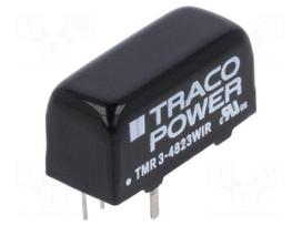 Converter: DC/DC | 3W | Uin: 18÷75V | Uout: 15VDC | Uout2: -15VDC | SIP8