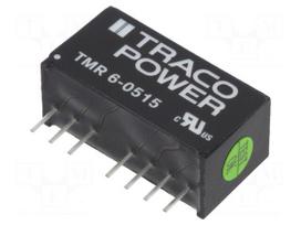 Converter: DC/DC | 6W | Uin: 4.5÷9V | 24VDC | Iout: 250mA | SIP8 | 4.8g