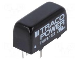 Converter: DC/DC | 9W | Uin: 9÷18V | Uout: 12VDC | Uout2: -12VDC | SIP8