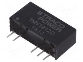 Converter: DC/DC | 1W | Uin: 10.8÷13.2V | Uout: 12VDC | Uout2: -12VDC