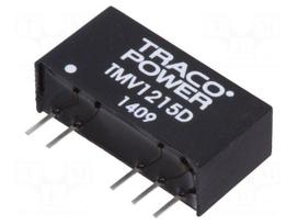 Converter: DC/DC | 1W | Uin: 10.8÷13.2V | Uout: 15VDC | Uout2: -15VDC