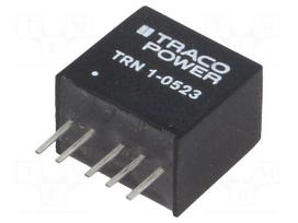 Converter: DC/DC | 1W | Uin: 4.5÷13.2V | Uout: 15VDC | Uout2: -15VDC