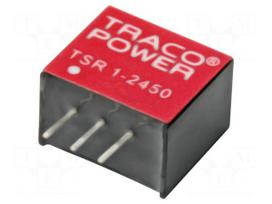 Converter: DC/DC | Uin: 4.75÷36V | 3.3VDC | Iout: 1A | SIP3 | 1.9g | 500kHz