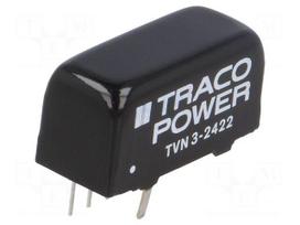 Converter: DC/DC | 3W | Uin: 18÷36V | Uout: 12VDC | Uout2: -12VDC | SIP8