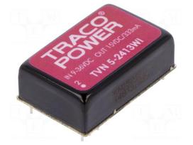 Converter: DC/DC | 5W | Uin: 9÷36V | Uout: 15VDC | Iout: 333mA | DIP24