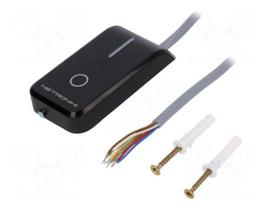 RFID reader | antenna,built-in buzzer | 83x44x14mm | 7÷15V | black