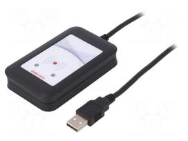 RFID reader | antenna | 88x56x18mm | GPIO,USB | 4.3÷5.5V | f: 13,56MHz