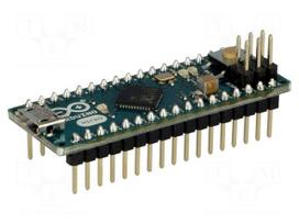 Arduino | ATMEGA32U4 | ICSP,USB B micro,pin strips