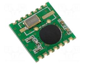 Module: RF | FM receiver | FSK | 433.92MHz | SPI | -109dBm | 2.2÷5.4VDC