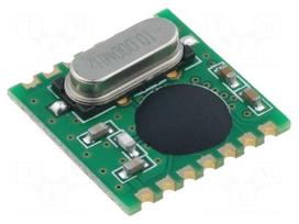 Module: RF | FM receiver | FSK | 868MHz | SPI | -109dBm | 2.2÷5.4VDC