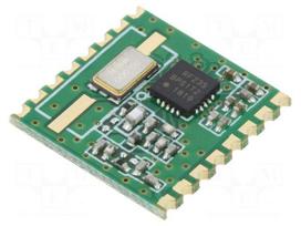 Module: RF | FM transceiver | FSK | 868MHz | SPI | -121dBm | 1.8÷3.6VDC
