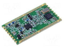 Module: RF | FM transceiver | FSK | 868MHz | SPI | -120dBm | 3.3÷6VDC