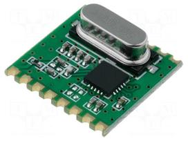 Module: RF | FM receiver | FSK | 868MHz | SPI | -121dBm | 1.8÷3.6VDC