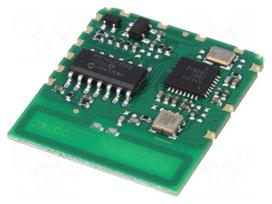 Module: RF | FM transceiver | FSK | 868MHz | serial | -108dBm | 27/6mA