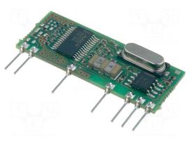 Module: RF | AM receiver | AM,ASK | 433.92MHz | -114dBm | 3VDC | 7.5mA