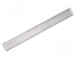 Cover for LED profiles | white | 1m | V: D | push-in
