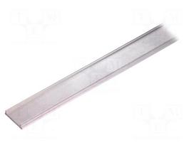 Cover for LED profiles | transparent | 1m | V: F | push-in