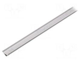 Profiles for LED modules | angular | natural | L: 1m | aluminium