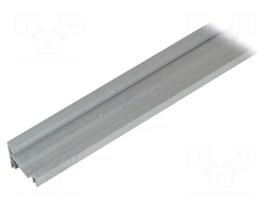 Profiles for LED modules | angular | white | L: 2m | aluminium | 30/60°