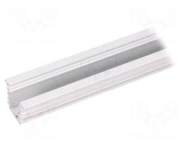 Profiles for LED modules | recessed | white | L: 2m | aluminium