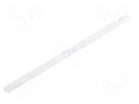 Cover for LED profiles | white | 1m | Application: HI8 | V: C1 | push-in