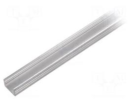 Profiles for LED modules | surface | natural | L: 1m | aluminium