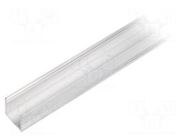 Profiles for LED modules | surface | natural | L: 1m | aluminium
