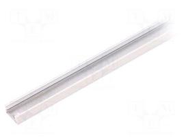 Profiles for LED modules | surface | white | L: 2m | aluminium