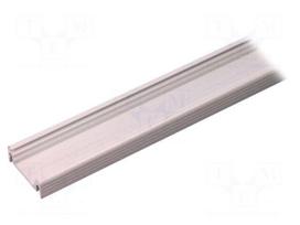 Profiles for LED modules | surface | white | L: 2m | aluminium