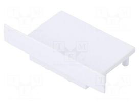 Cap for LED profiles | white | ABS | Application: VARIO30-07 | Pcs: 2