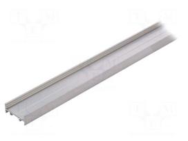 Profiles for LED modules | surface | natural | L: 1m | aluminium