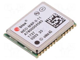 Module: GPS GLONASS/BEIDOU | ±2.5m | NMEA,UBX | -160dBm | 2.7÷3.6VDC