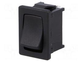 ROCKER | SPDT | Pos: 2 | OFF-ON | 10A/250VAC | black | IP40 | none | 100mΩ