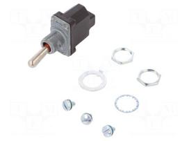 Switch: toggle | Pos: 2 | SPST | (OFF)-ON | 6A/230VAC | 15A/28VDC | IP67