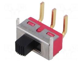 Switch: slide | Pos: 2 | SPDT | 3A/250VAC | 6A/28VDC | ON-ON | -30÷65°C