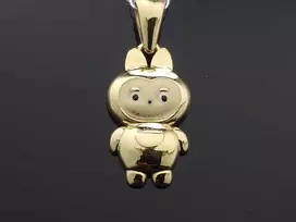 Auksinis pakabukas Labubu