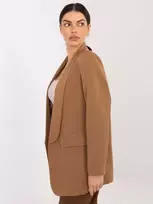 Italy Moda Švarkas moterims -DHJ-MA-18657-2.09-camelowy