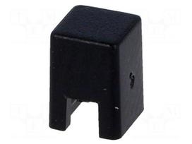 Button | square | black | 4x4mm | Application: B3F-1,B3F-3,B3FS