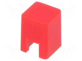 Button | square | red | 4x4mm | Application: B3F-1,B3F-3,B3FS