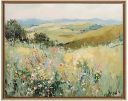 ART Sienų dekoras 80x100 cm, gėlių laukas