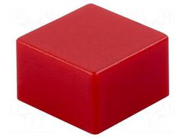 Button | square | red | 9x9mm