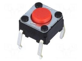 Microswitch TACT | SPST-NO | Pos: 2 | 0.05A/24VDC | THT | none | 4.9N