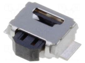 Microswitch TACT | SPST-NO | Pos: 2 | 0.05A/12VDC | SMT | 0.49N | 2.5x3mm