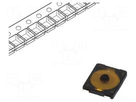 Microswitch TACT | SPST | Pos: 2 | 0.02A/15VDC | SMT | none | 1.3N | 0.65mm