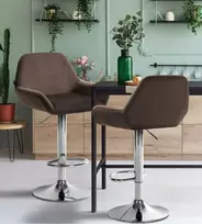Mville Baro kėdė "Braga Velvet" chromuota