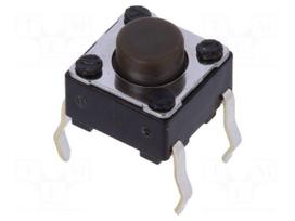 Microswitch TACT | SPST | Pos: 2 | 0.05A/12VDC | THT | 1.6N | 6x6x3.5mm