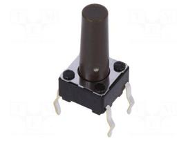 Microswitch TACT | SPST | Pos: 2 | 0.05A/12VDC | THT | 1.6N | 6x6x3.5mm